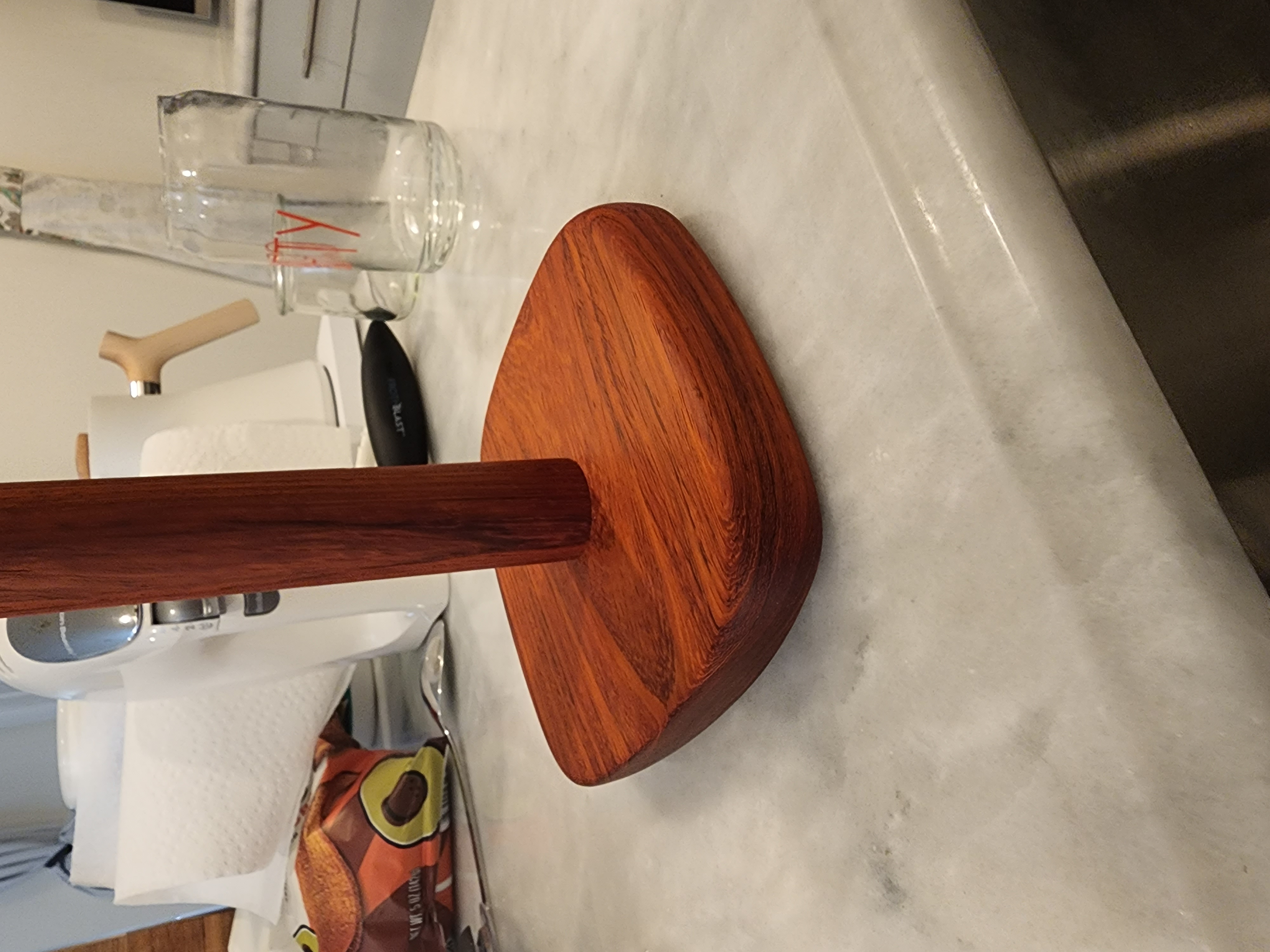 Padauk Kitchen Towel Holder